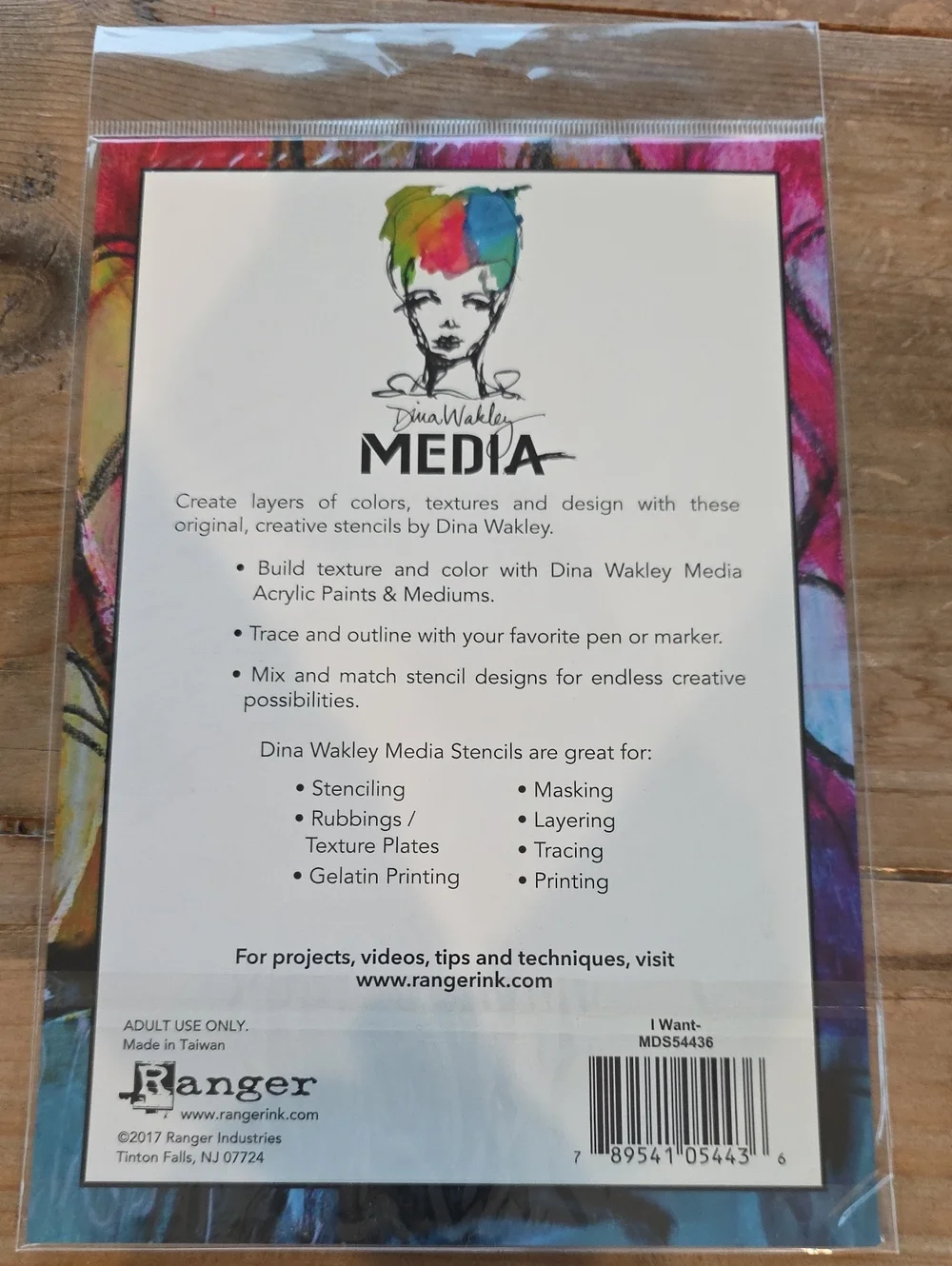 Dina Wakley Media Stencil